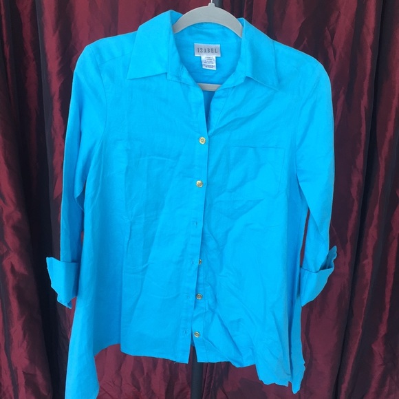 Isabel Turquoise Top - Picture 2 of 7